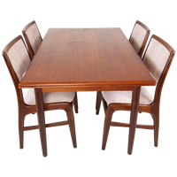Vintage Teakhouten Uitschuifbare Eettafel | Tafel