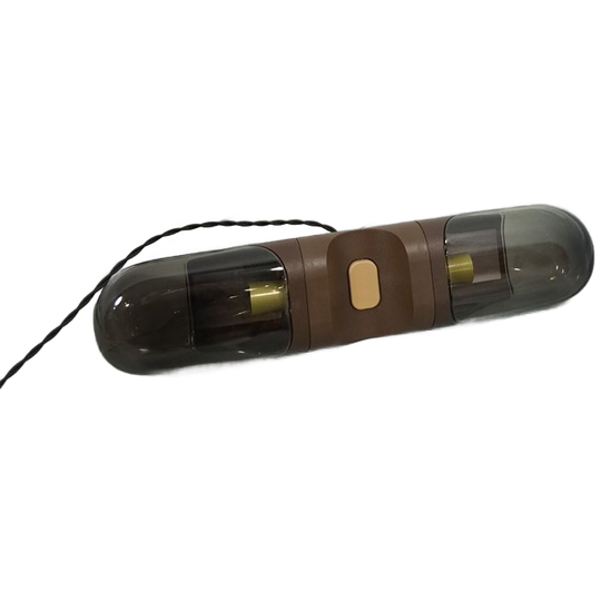 Bruine Space Age Wandlamp Hp Leuchten 1