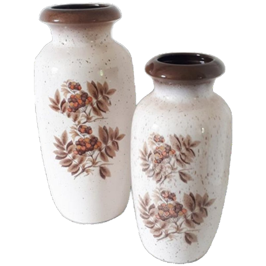 Set Van 2 Scheurich Vazen West Germany Vaas Vintage Vaas 1