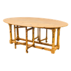 1970’s Scandinavian Modern Pine Gateleg Table thumbnail 1