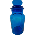 * Vintage Apothekers Pot Kobalt Blauwe Apothekers Potje thumbnail 1