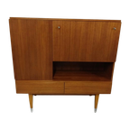 Vintage Highboard Wandkast Barkast Teak thumbnail 1