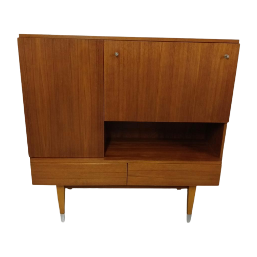 Vintage Highboard Wandkast Barkast Teak