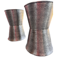 Gehamerde Ijzeren Diabolo Krukken, 2x, Nic Duysen