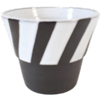 * Fifties Keramiek Bloempotje Vintage Bloempot Kamerplant Pot