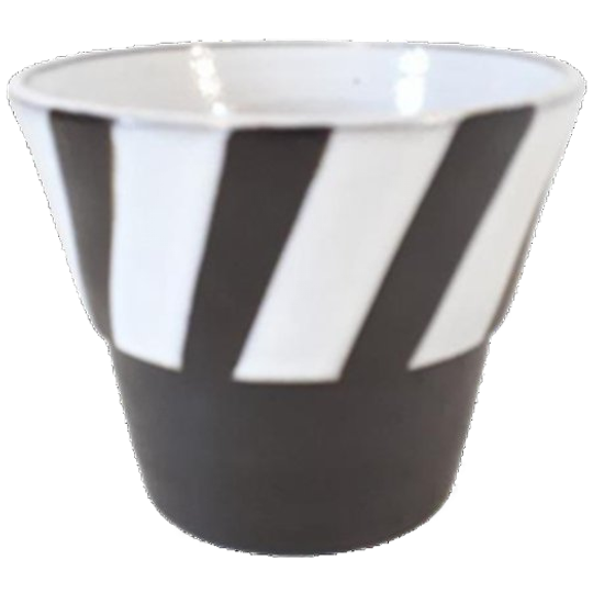 * Fifties Keramiek Bloempotje Vintage Bloempot Kamerplant Pot 1