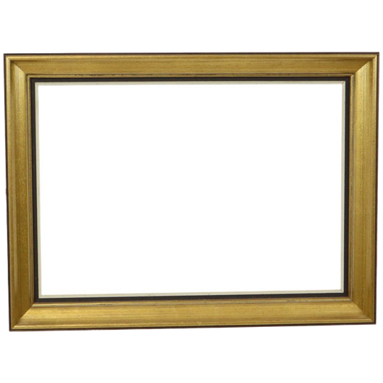 Strakke Gouden Houten Lijst Schilderij Kader Klassiek 58x43cm 1