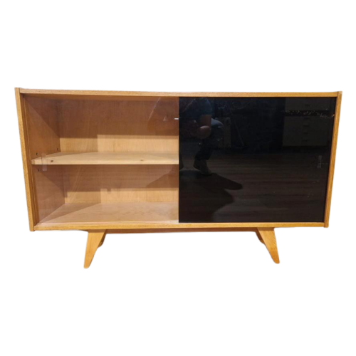 Jiroutek - U452 - Vintage - Dressoir - Teakhout - 60'S -Glas