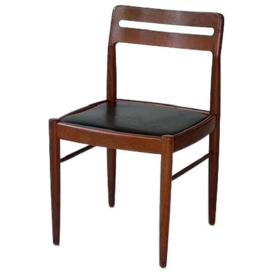 Bramin | Vintage Eettafelstoel Hw Klein Design Deens Teakhout 1