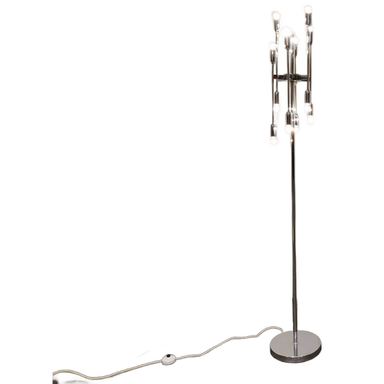 Vintage Chrome Floor Lamp, 1970s 1