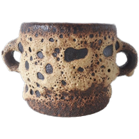 * Vintage Bloempot Lava Pot Fat Lava Retro Pot Jaren 70