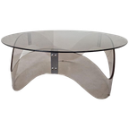 Space Age Salontafel Van Perspex En Glas thumbnail 1