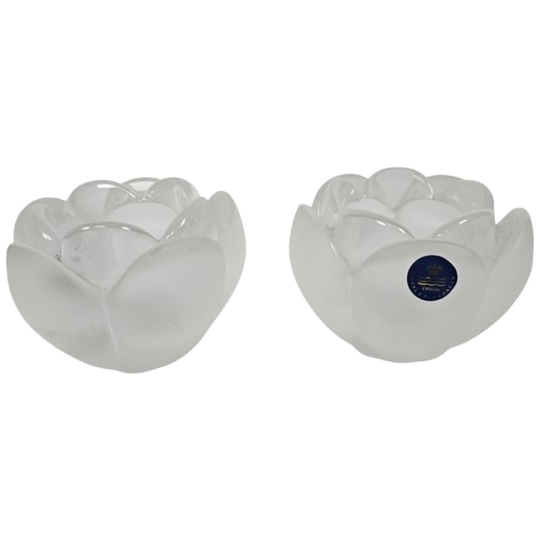 Royal Copenhagen - Designer Torben Jorgensen - Model Lotus Bloem (set) - Waxinelicht Houder - 199 1