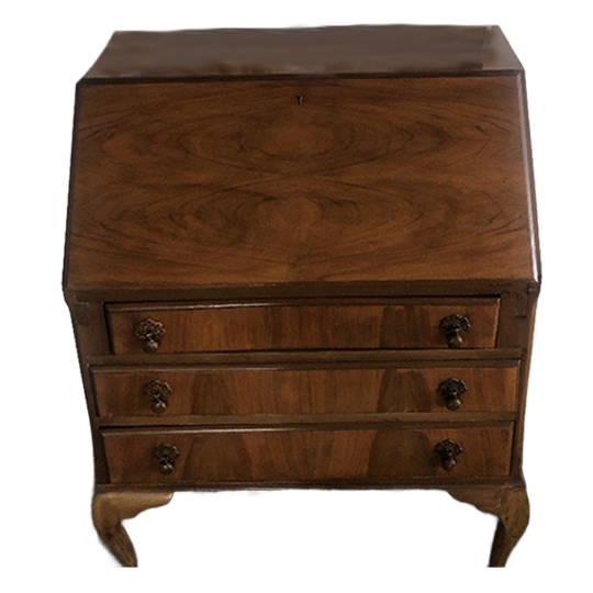 Notenhouten Buro / Secretaire 1