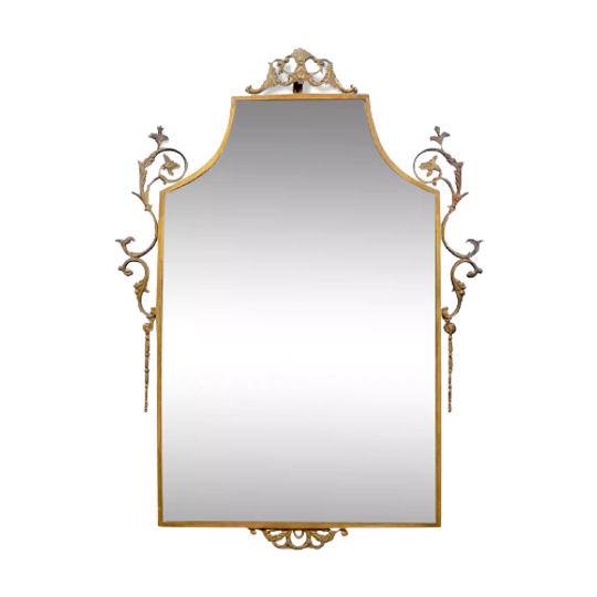 Italian Brass Mirror 1