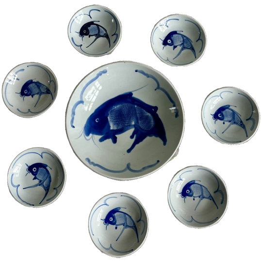 Vintage Koi Karper Schaaltjes 1