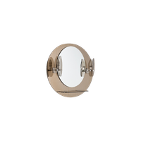 Mid-century Modern Italian Wall Mirror With Sconces From VECA 1960s