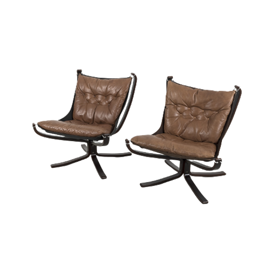 Paar Vintage ‘falcon’ Fauteuils 69322 1
