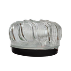 Vintage Plafondlamp Plafonnière Wandlamp Glas Organisch thumbnail 1