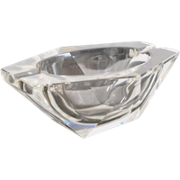 Vintage Val Saint Lambert Kristal Asbak Mid-century ‘60