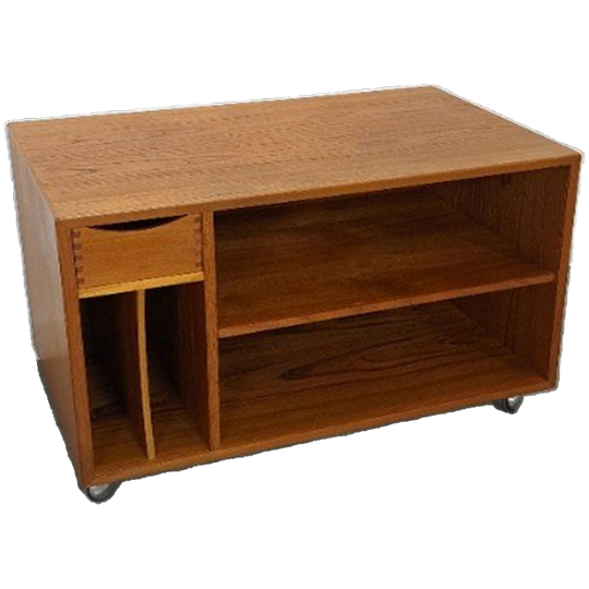 Deens Design Teak dyrlund Lp Tv Meubel Vintage 1