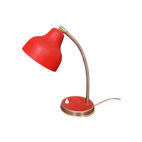 Rode Scharnierende Bureaulamp, Jaren 50