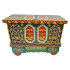 Folk Art Wedding Chest, Hand Painted, Central/Eastern Europe thumbnail 1