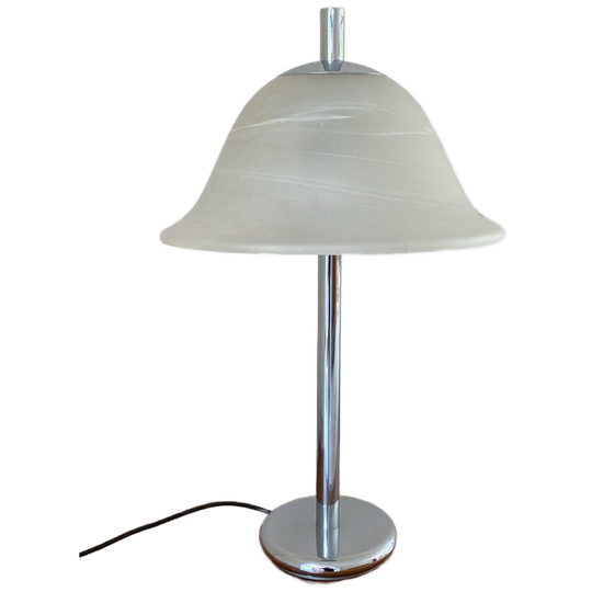 Peill & Putzler Tafellamp Van Glas En Chroom 1