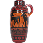 Xl Scheurich Floor Vase 420-54, 1970s thumbnail 1