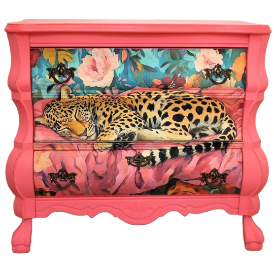 Roze Ladekast Panter (of Cheetah Of Luipaard) 1