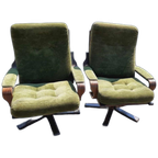 Set Van 2 Vintage 70'R Design Draaistoelen, Fauteuil. thumbnail 1