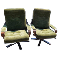 Set Van 2 Vintage 70'R Design Draaistoelen, Fauteuil.