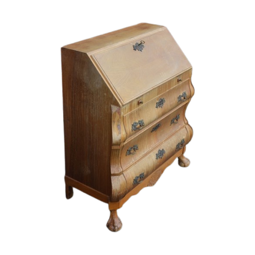 Barok Klep Secretaire Met Opknapwerk