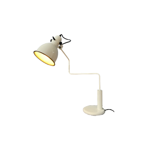 Anvia Elbow Tafellamp Van Hoogervorst - Witte Swing-arm Bureaulamp - Mid Century Office Lamp 1