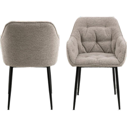 Harstad Eetkamerstoel - Set Van 2 - Beige 1