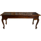 Oude Toonbank, Vitrine-tafel, Sidetable, Pronktafel. L 180cm thumbnail 1