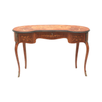 Louis Xv Niervormig Dressoir / Sidetable In De Stijl Van Jean François Oeben Uit De 19De Eeuw