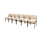 Set Van 6 Arne Vodder Stoelen 68093/56507 thumbnail 1