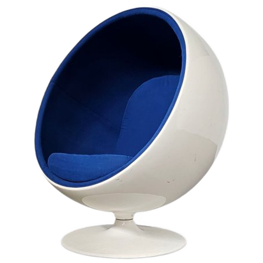 Fiber Glass Ball Chair 1980s 1