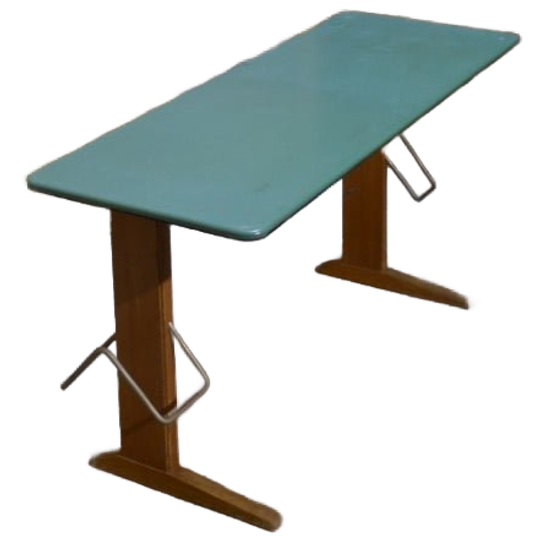 Retro Schooltafel VS Voor Twee Kinderen Met Beuken Onderstel 1