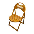 Otk - Folding Chair With Rare Seating - Made From Plywood thumbnail 1