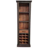 Houten Wijnkast Met Opbergruimte