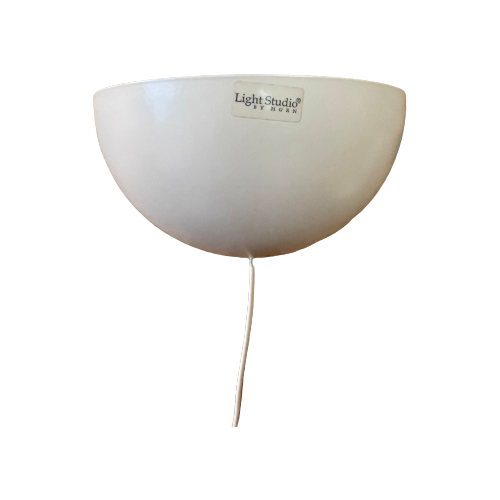 ' Moderne Vintage Wandlamp Van Wit Metaal Van Light Studio By Horn. Postmoderne Strakke Lamp, Strak