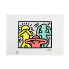 Offset Litho Naar Keith Haring See No Hear No Speak No Evil 89/150 thumbnail 1