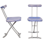 Set 2 Toshiyuki Kita Rondine Klapstoelen Magis Italië ‘90 thumbnail 1