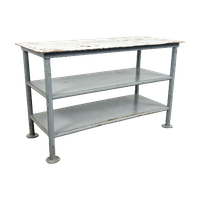 Industriele Metalen Werktafel Met Schappen