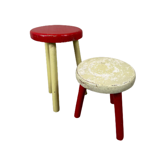 Vintage Set Plantentafeltjes/krukjes 1