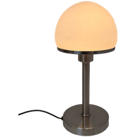Bauhaus - Table Lamp With Opaline Glass - Attr. To Tecnolumen / Wagenfeld