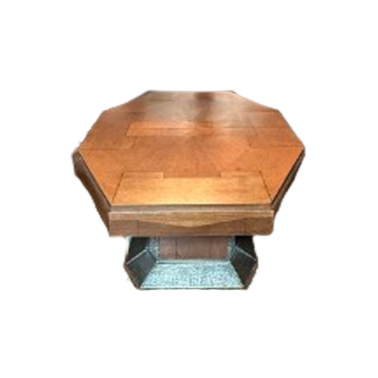 Prachtige Art Deco Kast Met 8 Bijhorende Stoelen 1