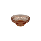 Art Deco Roze Persglas Schaaltje thumbnail 1